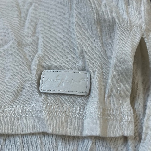 NEW 7 For All Mankind High Low Short Sleeve Tee - Picture 4 of 7